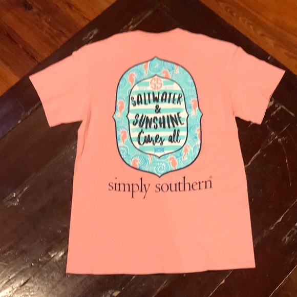 Simply Southern Tops - Simply Southern “Saltwater & Sunshine Cures All” Tee - $6 with bundle purchase